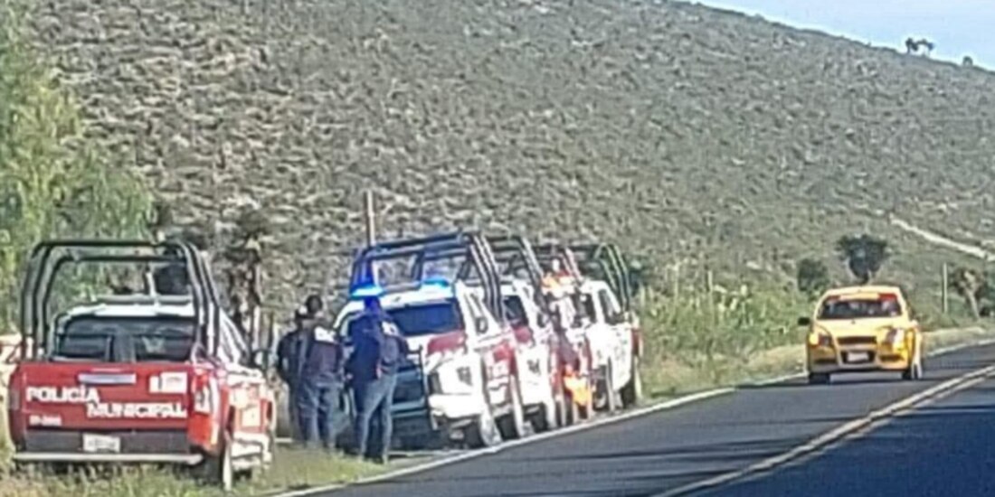 En este lugar de Puebla fueron hallados los restos humanos, ayer.