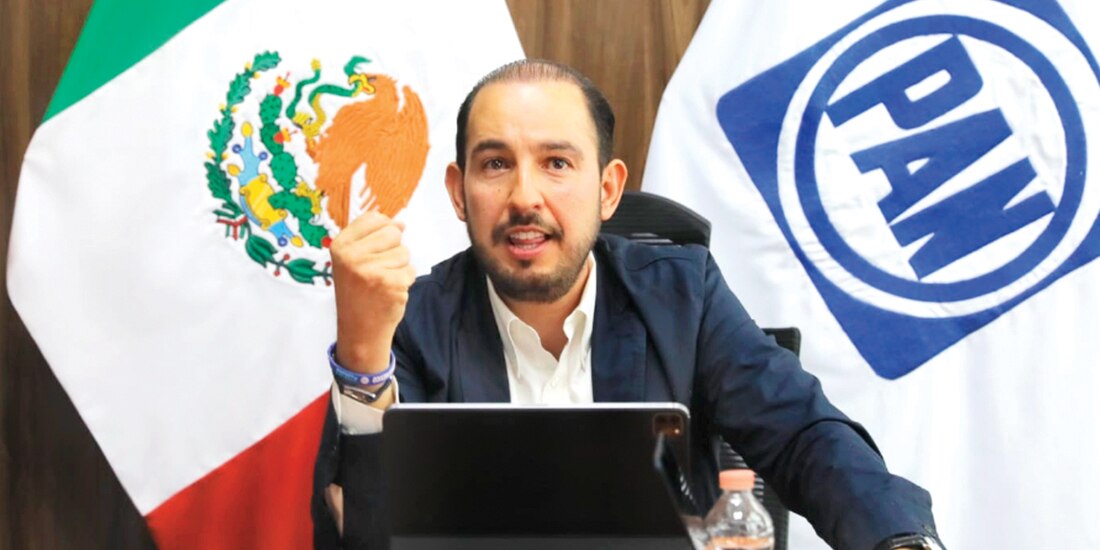 El dirigente nacional del PAN, Marko Cortés Mendoza