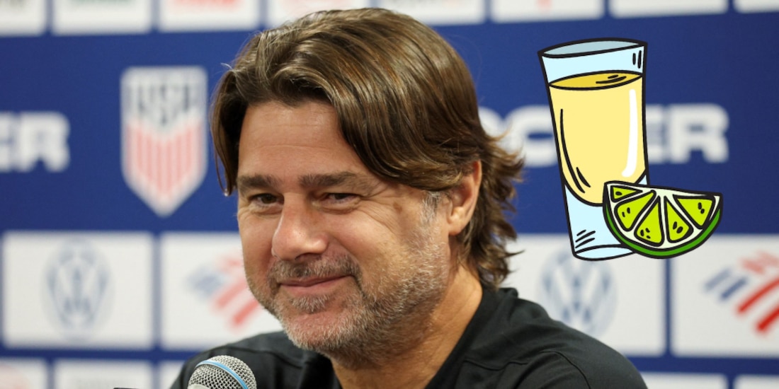 Mauricio Pochettino en conferencia de prensa.