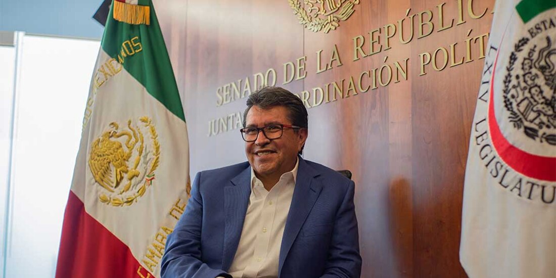 Ricardo Monreal, en entrevista con La Razón.