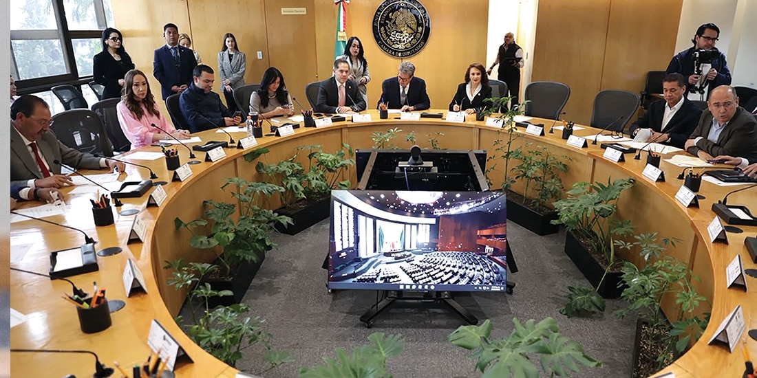 Sesión de la Jucopo de la Cámara de Diputados, el pasado 20 de octubre