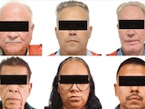 FICHAS de detención de los presuntos
colaboradores de la organización, ayer