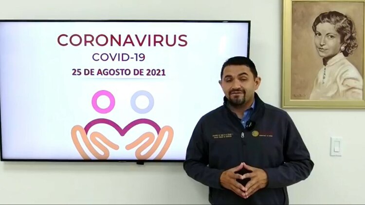 Alonso Pérez Rico dio su reporte sobre COVID-19.