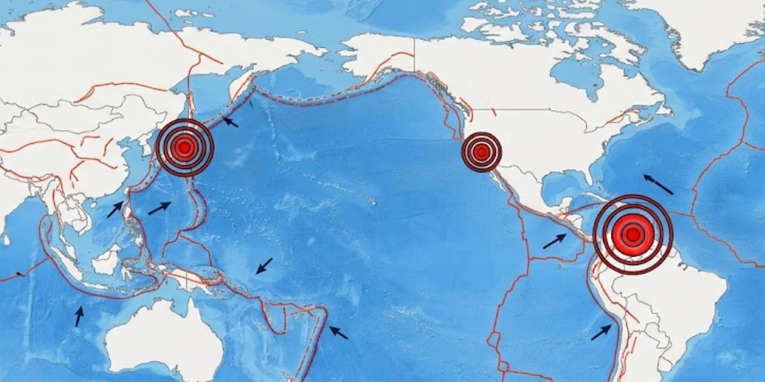 Japón, California y Venezuela temblaron el mismo día