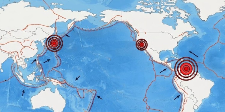 Japón, California y Venezuela temblaron el mismo día