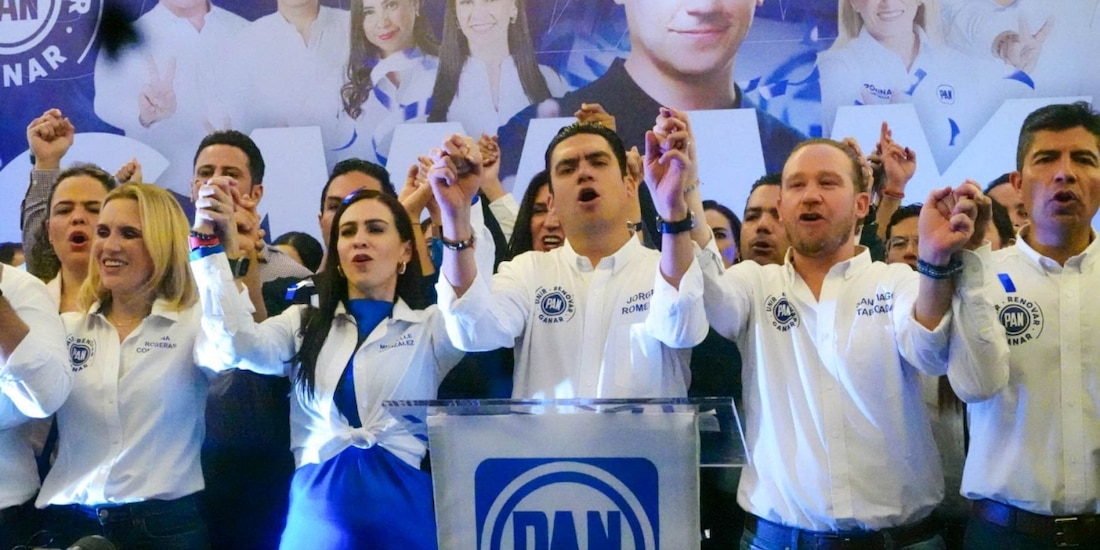 Jorge Romero ofreció un mensaje en el marco del proceso de renovación de la dirigencia nacional del PAN. Foto: Captura de Pantalla