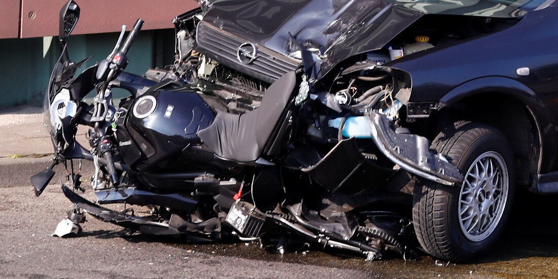 El automóvil con el que se perpetró el ataque, en una autopista alemana.