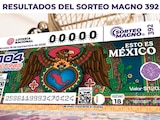 Resultados del Sorteo Magno 392 del 16 de septiembre de 2026 de Lotería Nacional.