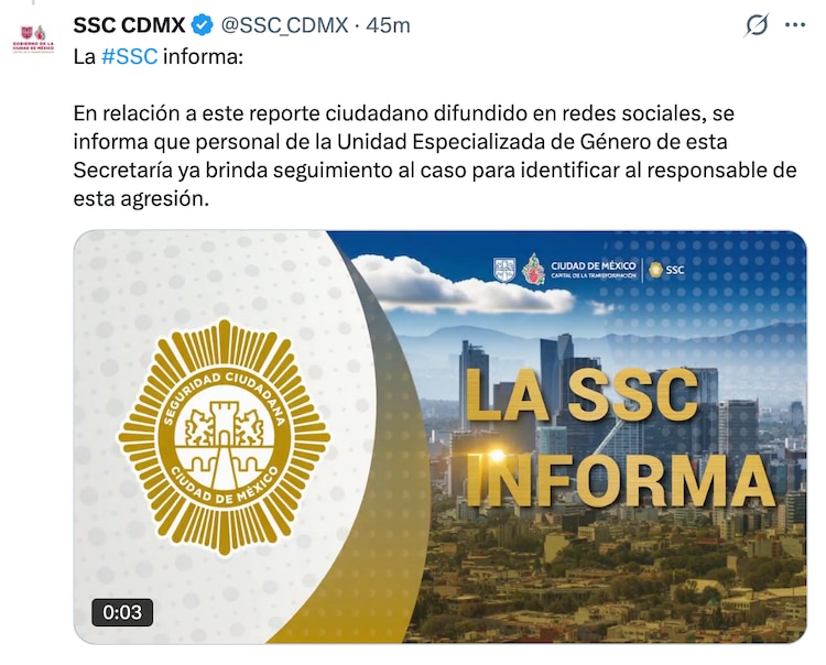 SSC investiga denuncia de Catherine Mayran
