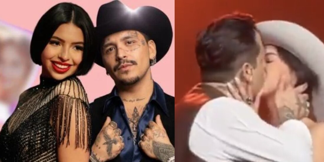 Christian Nodal y Ángela Aguilar son captados en Paris ¿muy románticos? (FOTO)