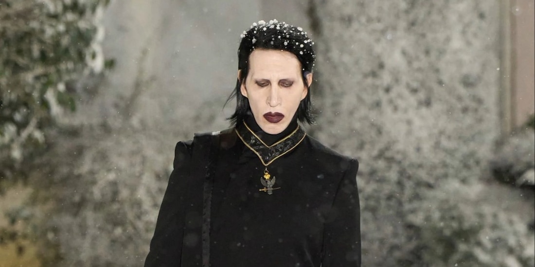 Marilyn Manson abre desfile en la Semana de la Moda de París