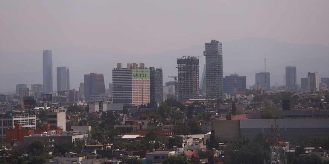 Aspecto de la calidad del aire en la Ciudad de México.