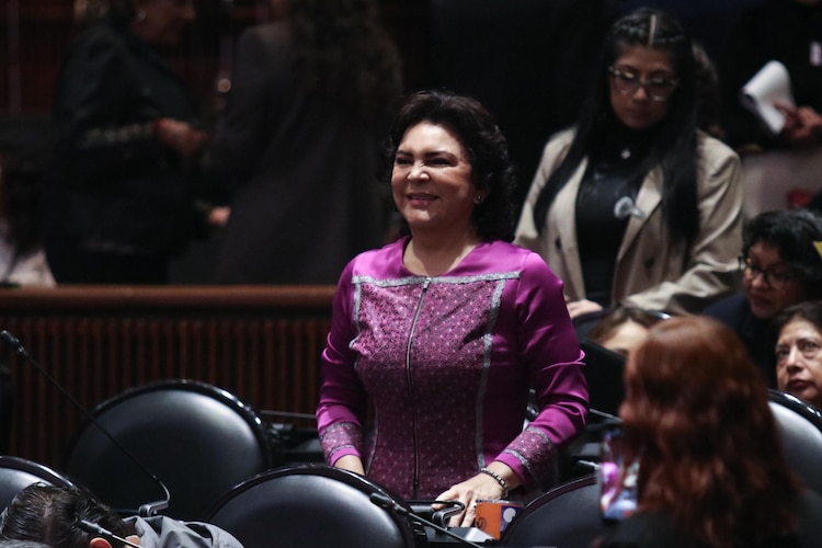 La diputada Ivonne Ortega Pacheco, coordinadora de Movimiento Ciudadano