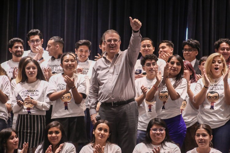 El excanciller Marcelo Ebrard, durante el inicio de su recorridos por el país, propuso la creación de una Secretaría de la 4T.
