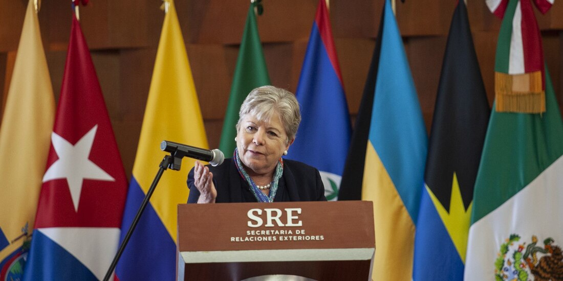 Alicia Bárcena, secretaria de Relaciones Exteriores (SRE)