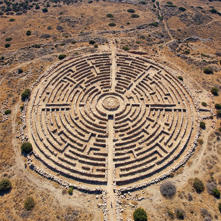 Laberinto generado en IA