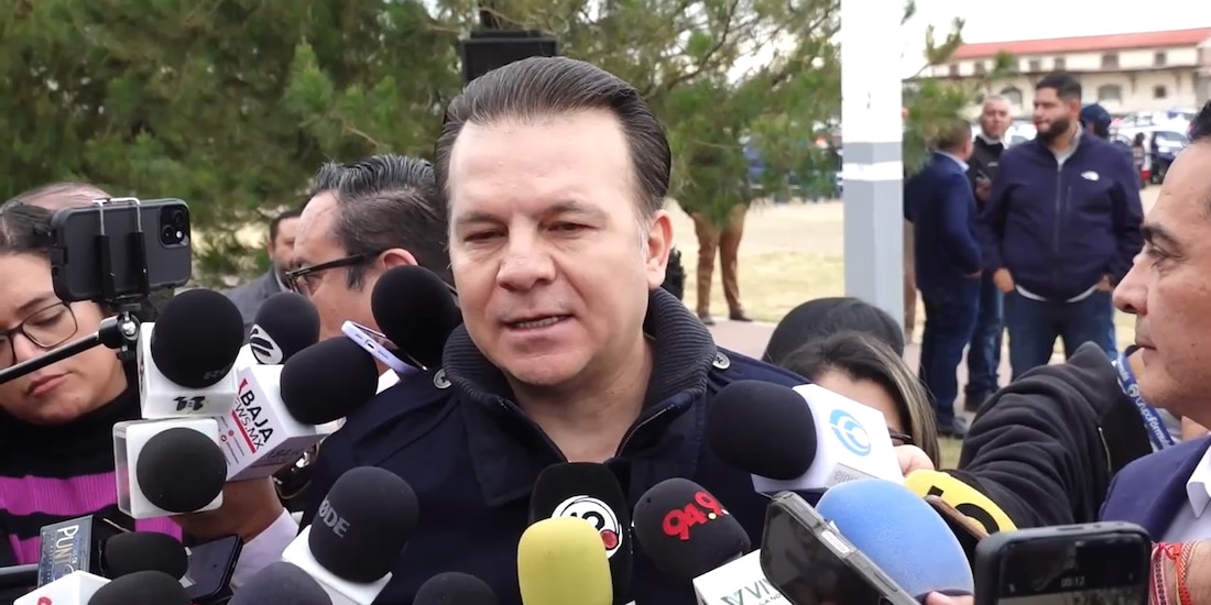 Esteban Villegas en entrevista con medios.