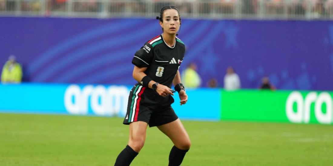 Katia Itzel García debutó como central en el Mundial 2026.