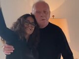 Salma Hayek y Anthony Hopkins celebran el Oscar del actor ¿actuarán juntos?