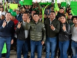 Al centro de la imagen el gobernador Ricardo Gallardo Cardona.