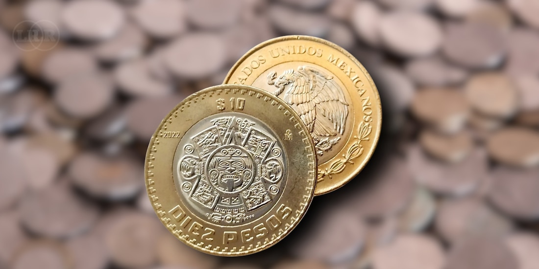 Nueva moneda de 10 pesos