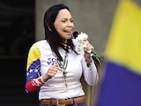 La líder opositora venezolana, María Corina Machado, el 9 de enero.