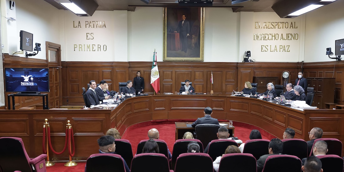 Sesión de la Suprema Corte de Justicia de la Nación, el 25 de agosto de 2026.