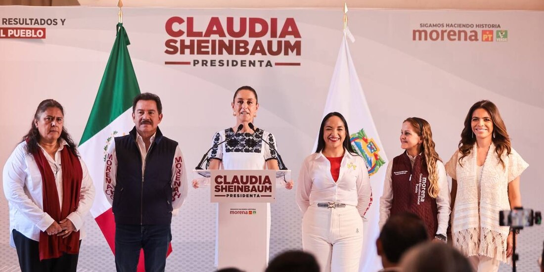 Claudia Sheinbaum Pardo promete mejorar la conectividad nacional con infraestructura vial y ferroviaria.