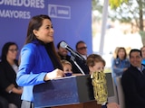 Tere Jiménez, gobernadora constitucional de Aguascalientes.