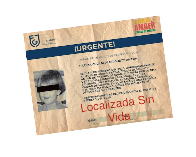 Fátima Cecilia fue hallada sin vida en febrero de 2020