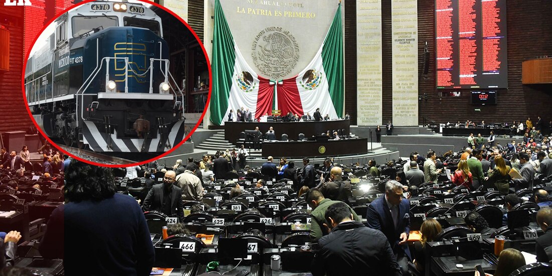 Diputados declaran constitucional reforma ferroviaria.