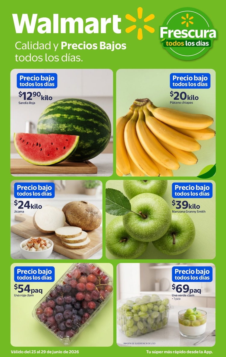 Estas son las ofertas de Walmart HOY 23 de junio