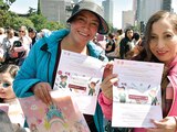 Entrega de apoyos del Bienestar para niños y jóves estudientes en la Ciudad de México, en imagen de archivo.