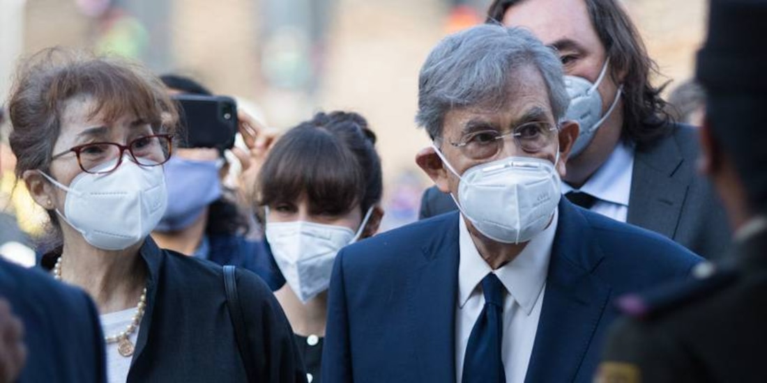 Celeste Batel y Cuauhtémoc Cárdenas.