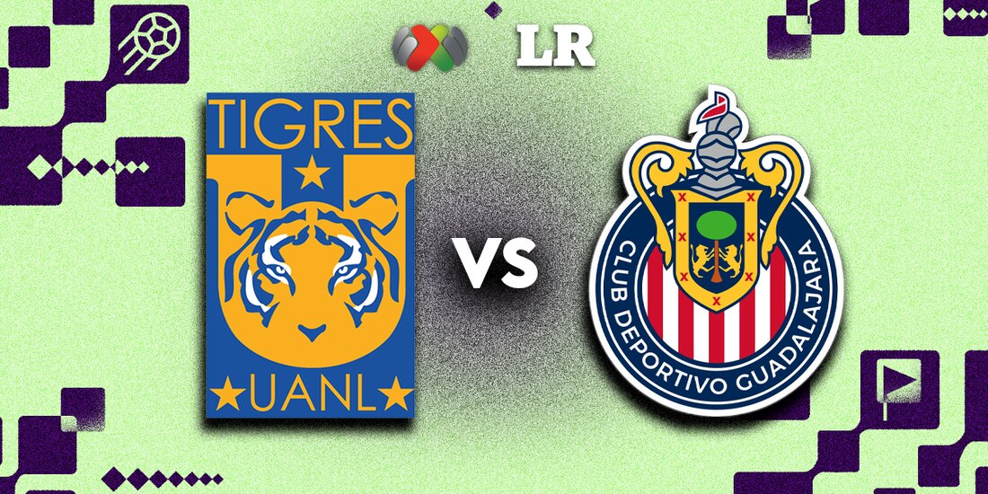 Tigres y Chivas se enfrentan en el Estadio Universitario.