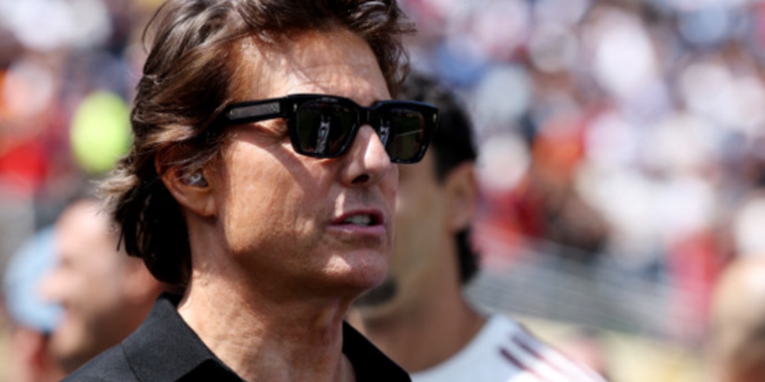 Tom Cruise en el MetLife Stadium, en la final del Mundial 2026