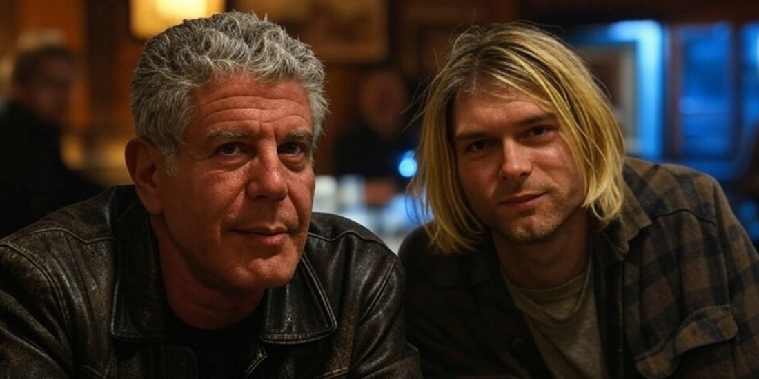 Anthony Bourdain y Kurt Cobain.