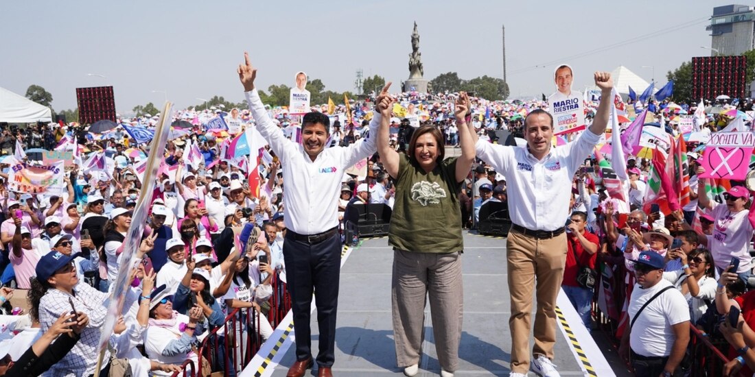 Xóchitl Gálvez habló sobre la problemática del huachicol en Puebla.