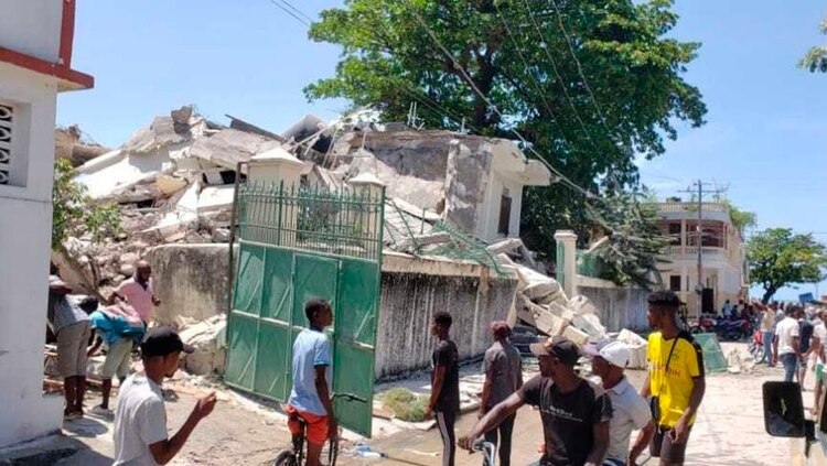 Luego del terremoto de magnitud 7.2 en Haití, autoridades avisan de tormenta tropical Grace