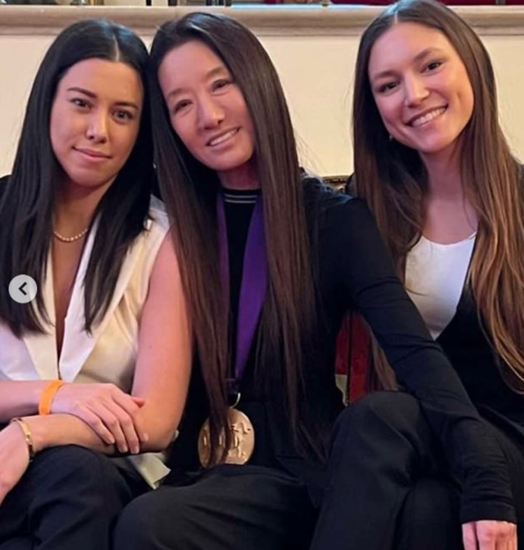 Cecilia y Josephine Becker, hijas de Vera Wang