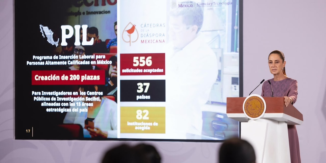 Claudia Sheinbaum Pardo, Presidenta de México.
