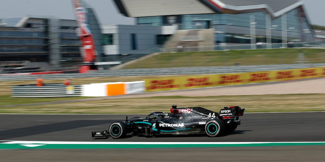 El actual campeón del mundo, ayer, en la carrera.