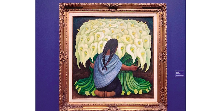 VENDEDORA de alcatraces (1942), de
Diego Rivera.