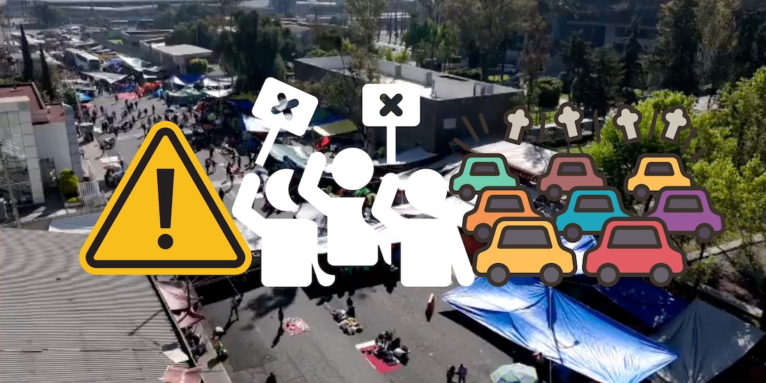 Marchas y afectaciones viales