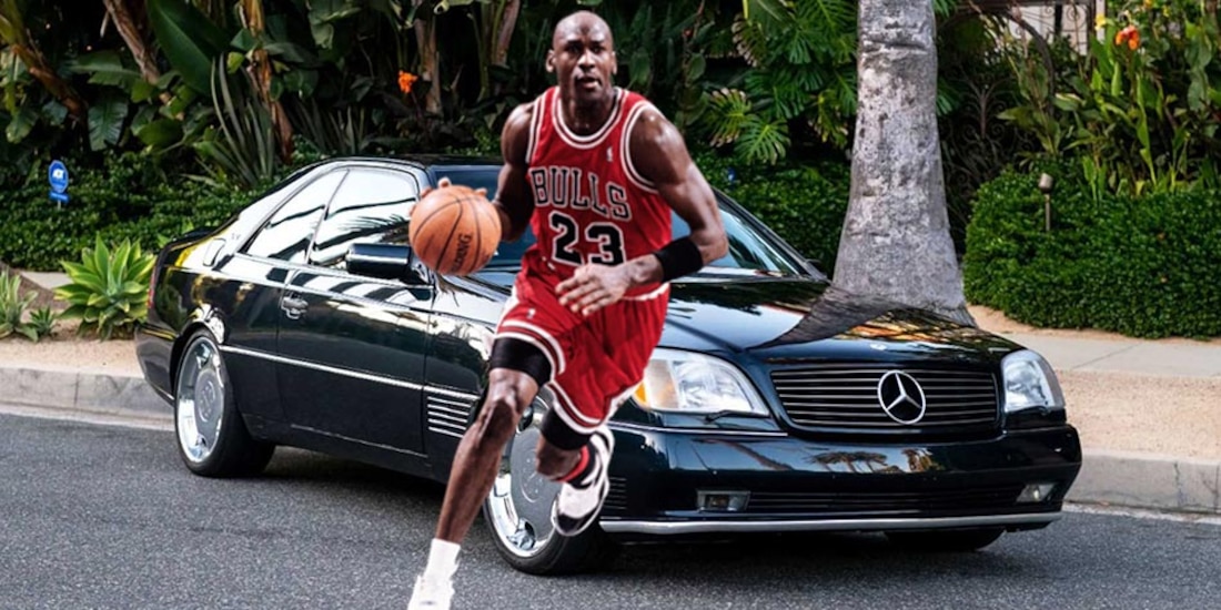 Michael Jordan luce su Mercedes Benz en la serie de Netflix, The Last Dance.