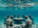 Museo Subacuático de Arte, Cancún, Quintana Roo.