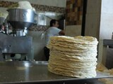 Producción de tortillas en México.