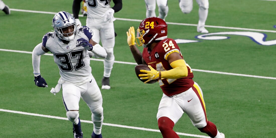 Una acción de un Dallas Cowboys vs Washington Football Team de la NFL