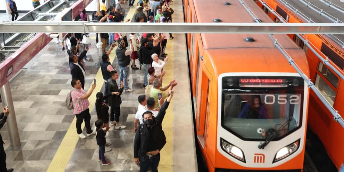 Clara Brugada reapertura Línea 1 Metro de la Ciudad de México.