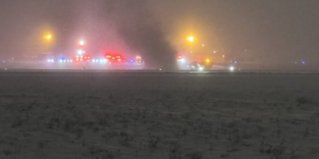 A bordo del avión viajaban 8 personas, según información preliminar.